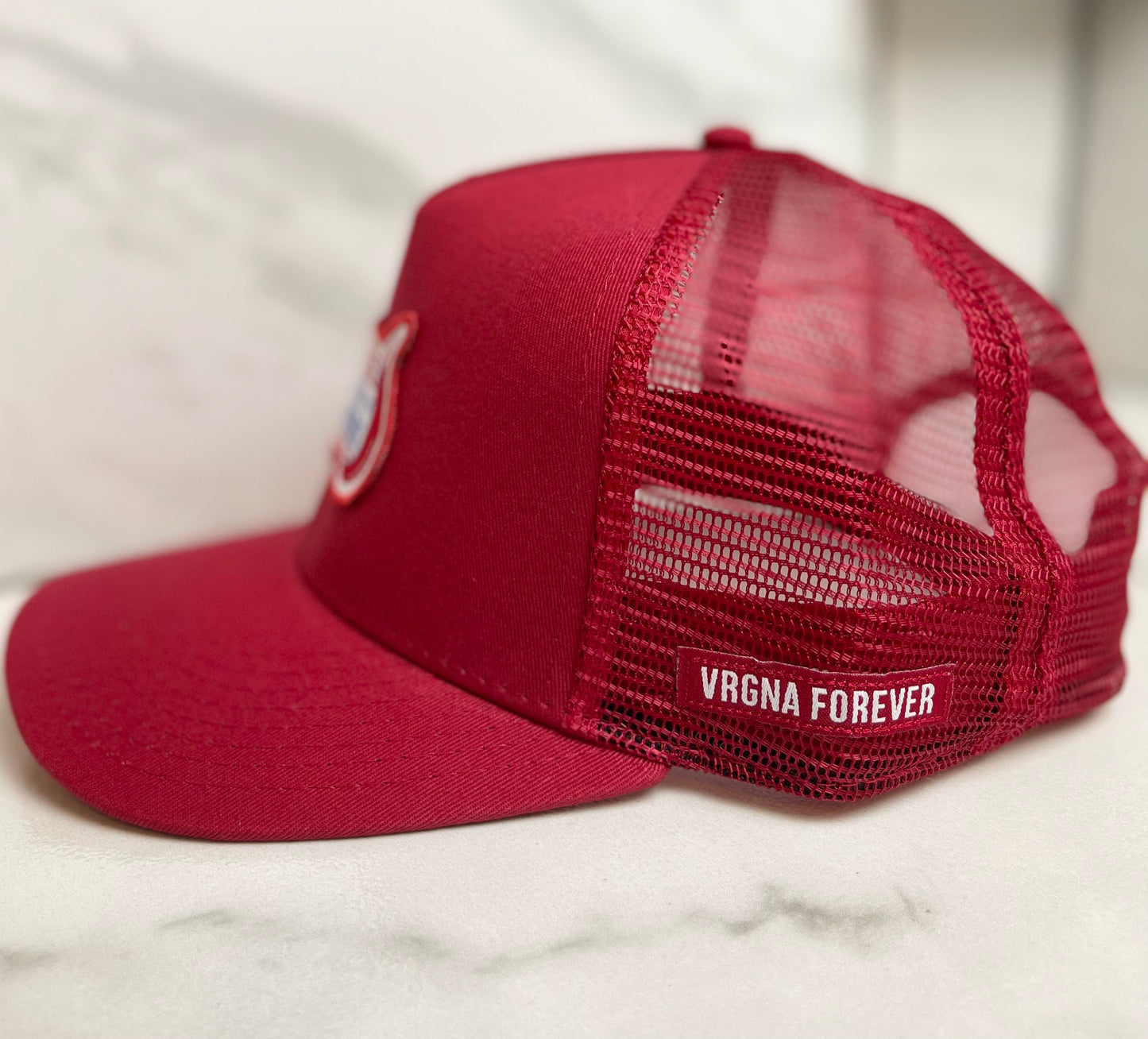 VIRGINIA DRIPPERS TRUCKER HAT-CARDINAL RED